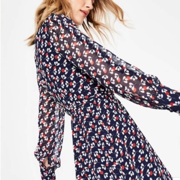 Boden Black and White Floral Maxi Dress - Picture 2 of 12